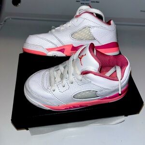 Jordan retro 5 toddler 8c